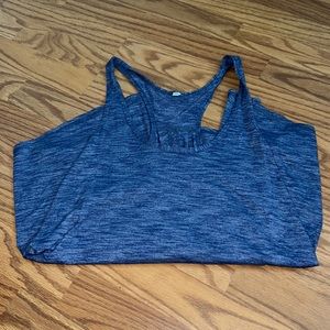 Heather blue lululemon racer back tank top